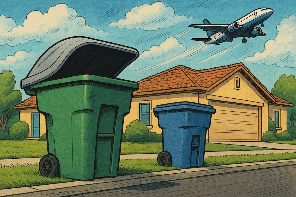 Vacation Trash Service in Queen Creek, AZ: Keep Your Bins Covered While You Travel